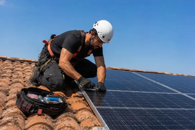Maintenance et monitoring de panneaux solaires à Watten