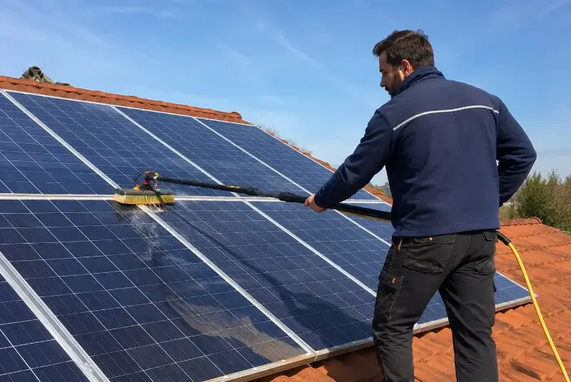 Nettoyage et entretien de panneaux solaires à Watten